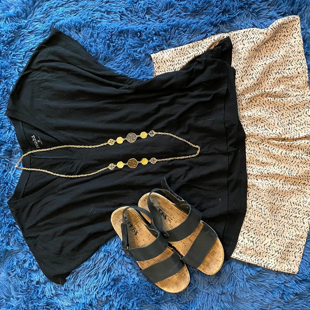 Moss. Co. Black Box Blouse